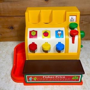 Vintage 1974 Fisher Price Cash Register! In Very Good to Excellent Condition!